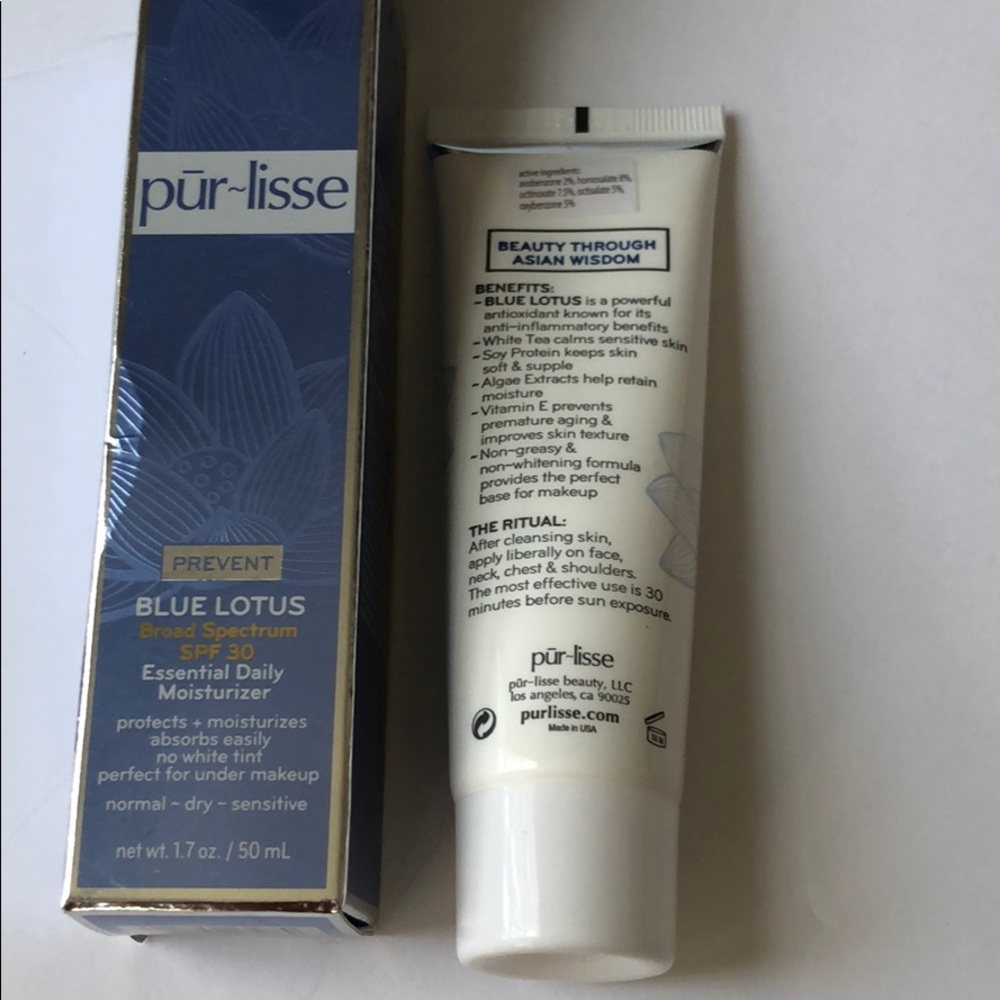 Purlisse Blue Lotus Moisturizer SPF30 NEW - Picture 2 of 5